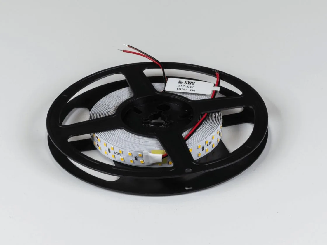 SWG Светодиодная лента 2835, 240 LED/м, 19,2 Вт/м, 24В , IP20, Цвет: Теплый белый, SWG2240-24-19.2-WW-M SWG Светодиодная лента 2835, 240 LED/м, 19,2 Вт/м, 24В , IP20, Цвет: Теплый белый, SWG2240-24-19.2-WW-M