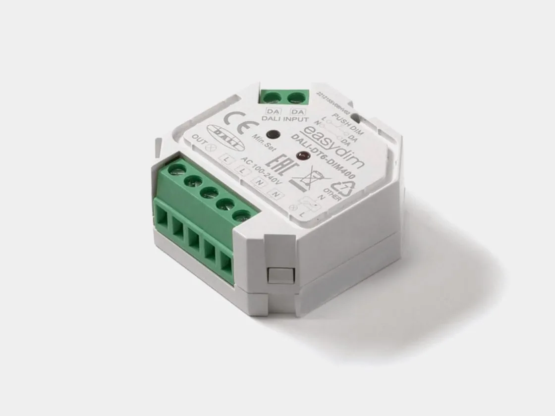 SWG Декодер DALI фазовый диммер 220В с функцией Push-dim,, DALI-DT6-DIM400 - 00-00015610