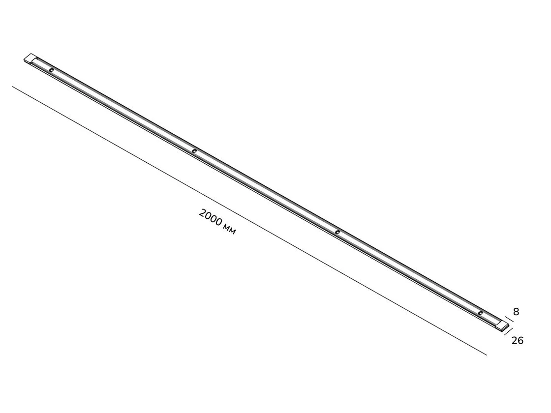 SWG Шинопровод системы SLIM черный , TR-SLIM-BL-2M - 00-00022064 SWG Шинопровод системы SLIM черный , TR-SLIM-BL-2M - 00-00022064