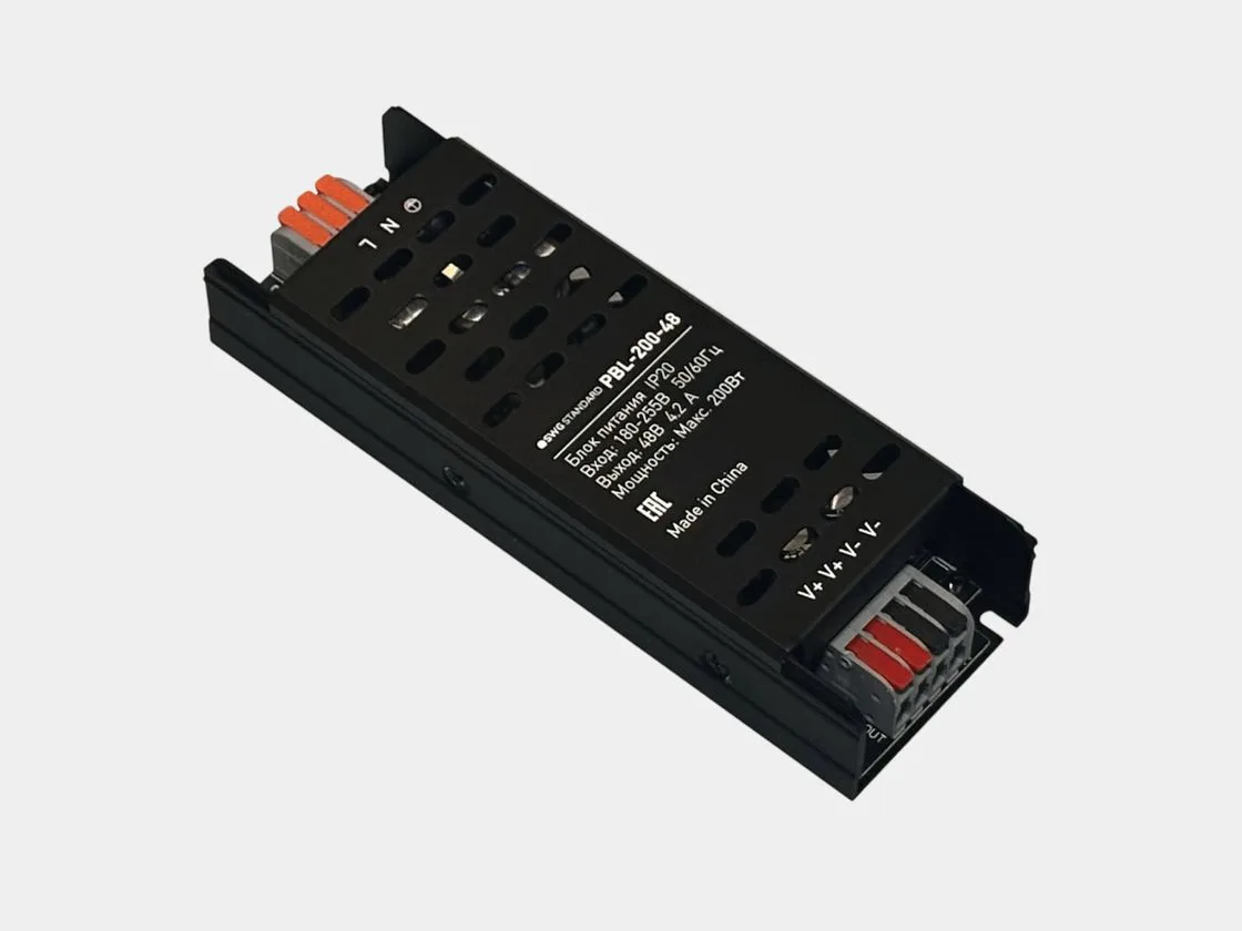 SWG Блок питания 48В IP20 200Вт PBL-200-48 - 00-00038346 SWG Блок питания 48В IP20 200Вт PBL-200-48 - 00-00038346