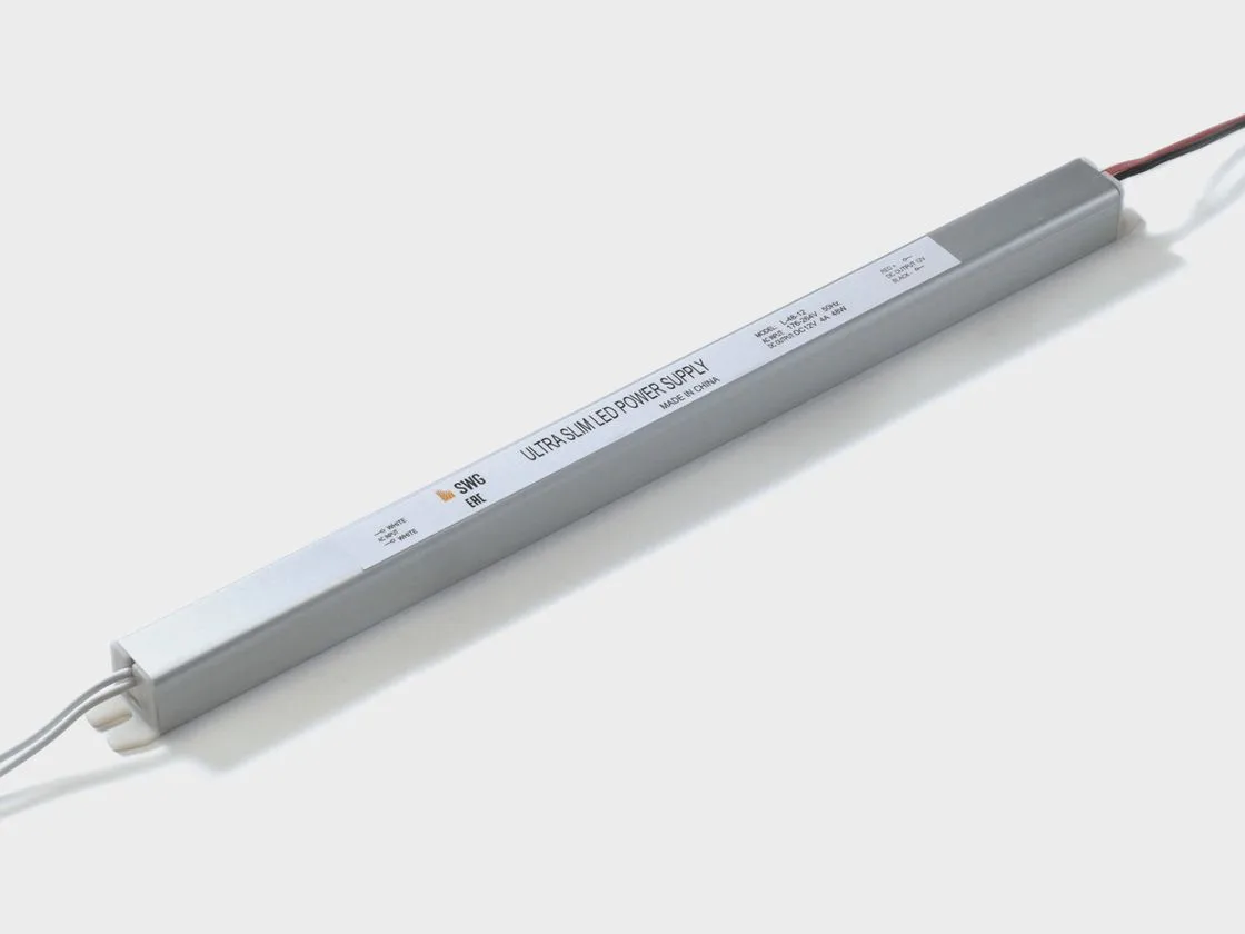 SWG Блок питания сверxтонкий для светодиодных лент, 48 W, 12V, L-48-12 - 00-00003167