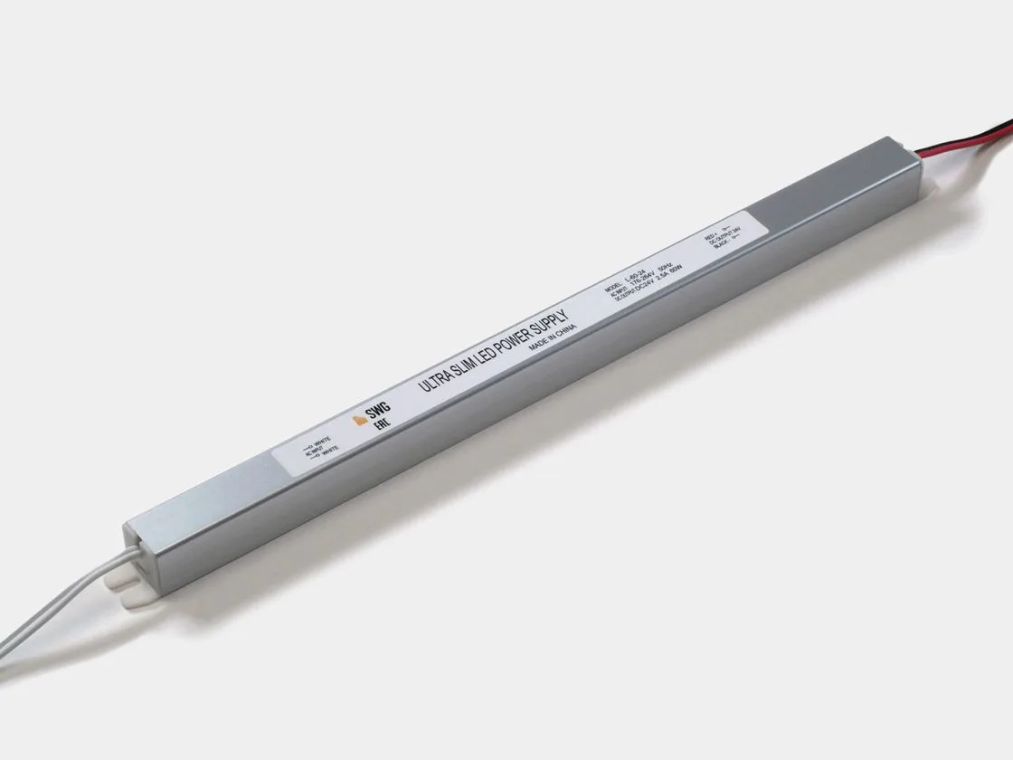 SWG Блок питания сверxтонкий для светодиодных лент, 60 W, 24V, L-60-24 SWG Блок питания сверxтонкий для светодиодных лент, 60 W, 24V, L-60-24